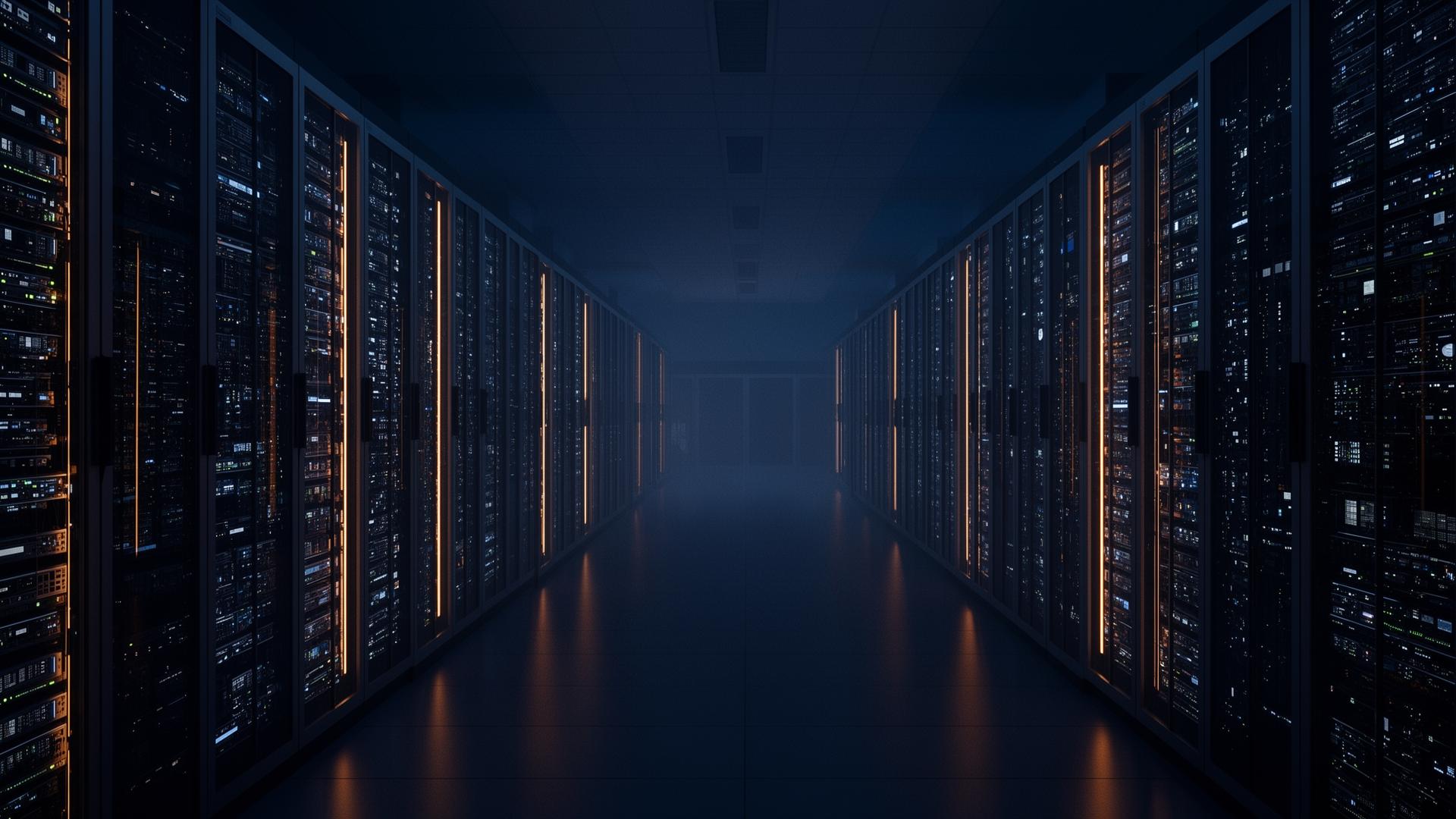 Hyperscale data center server hall